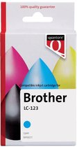 Inktcartridge quantore brother lc-123 blauw | 1 stuk | 35 stuks