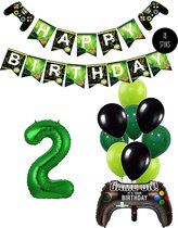 Cijfer Ballon 2 Game Videospel Verjaardag Thema - De Versiering voor de Gamers Birthday Party van Snoes
