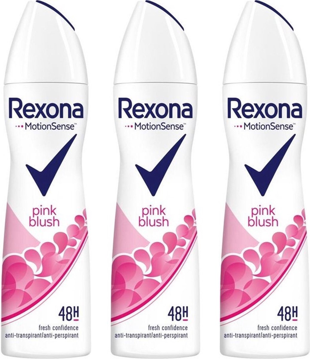 Goedkoopste Rexona Deo Spray Pink Blush 3 x 150 ml