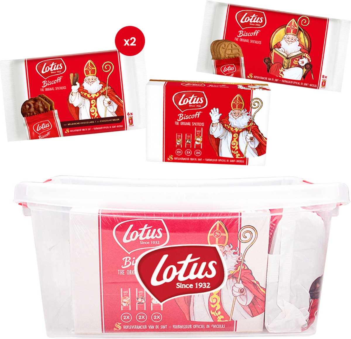 Biscuits fourrés crème spéculoos LOTUS BISCOFF : le paquet de 150g