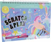Floss & Rock - Livre de Scratch et Play , Fantasy - 26,5 x 20,5 x 1,5 cm - Multi