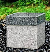 plantenbak graniet kubus lisio 40 cm