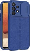 Samsung Galaxy S22 plus Hoesje /Slide camera cover/Blue