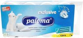 Paloma Toiletpapier 3 Laags - 6x8 Rollen - Voordeelverpakking
