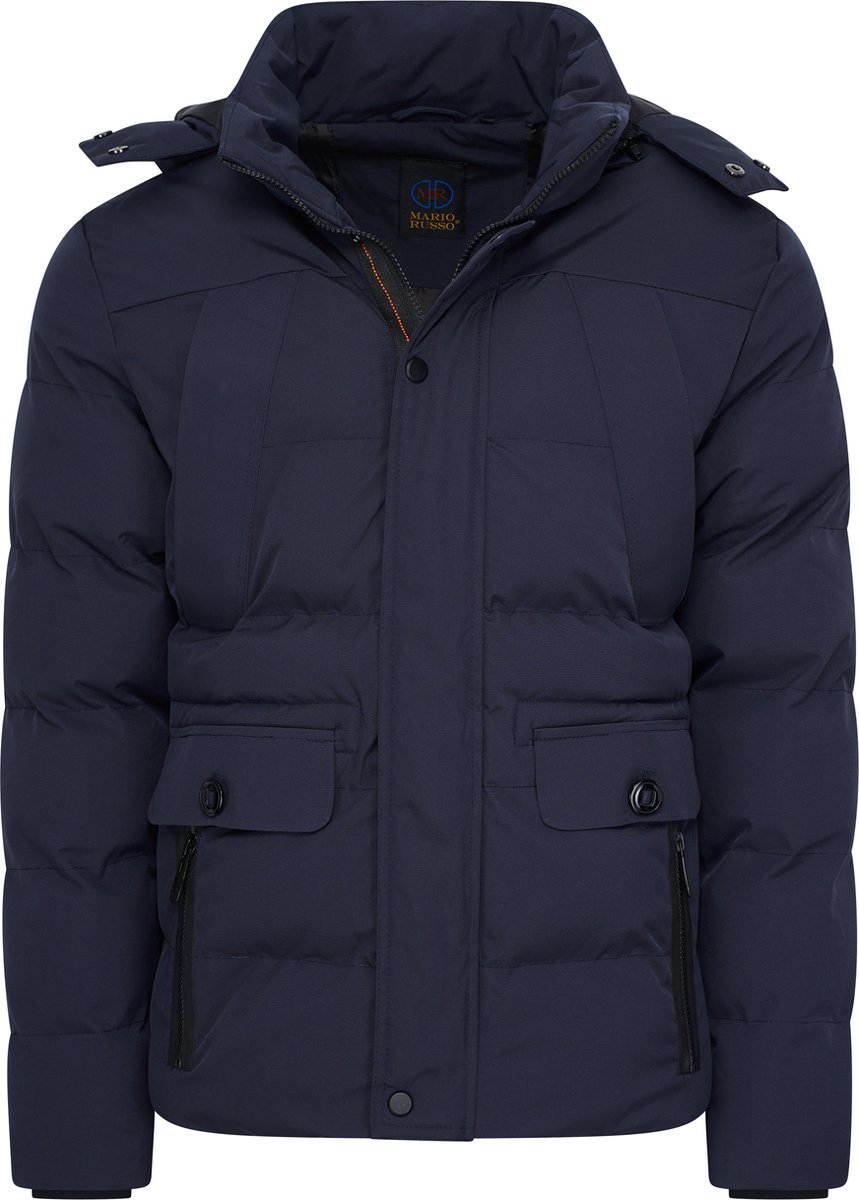 Mario Russo Ranger Jacket - Jas Heren - Winterjas Heren - Waterafstotend - Winddicht - Navy - XL