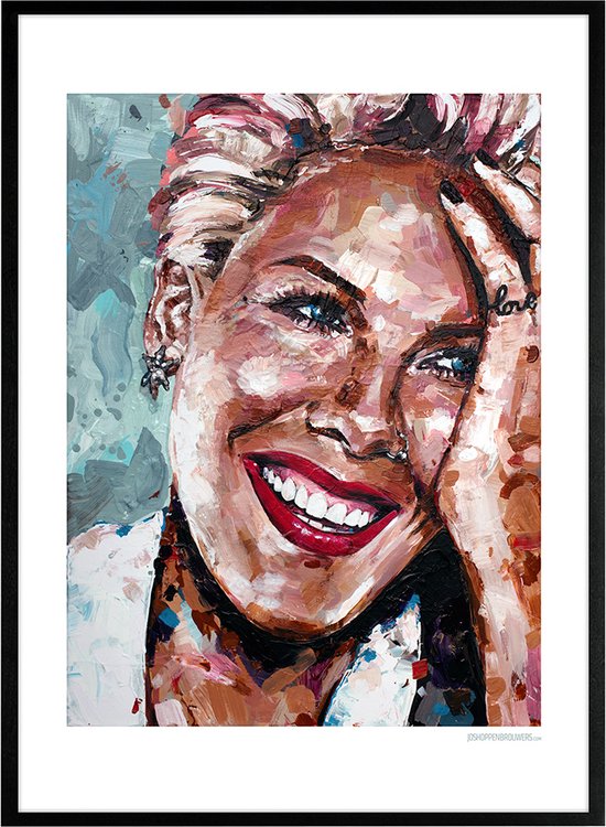 P!nk 01 print 51x71 cm *ingelijst & gesigneerd