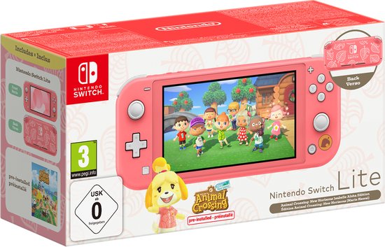 Nintendo Switch Lite - Animal Crossing: New Horizons - Rose | bol