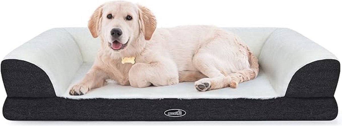 Matras voor Huisdieren, Deken voor Hondenhokken, Anti Stress Hondenmatras voor Honden, Hondensofa, Hondenmand, 106 x 76 x 20 cm