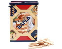 foto van KAPLA - KAPLA Blank - Constructiespeelgoed - 200 grenenhouten plankjes