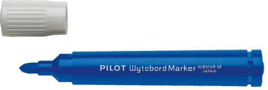 Viltstift pilot whiteboard wbmar rond m blauw | Omdoos a 12 stuk | 12 stuks