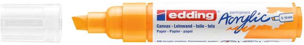 Acrylmarker edding e-5000 breed zonnegeel | 1 stuk | 5 stuks