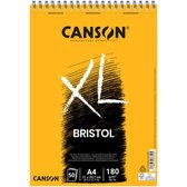 Bloc à dessin Canson XL Bristol A4 50v 180gr - 5 pièces