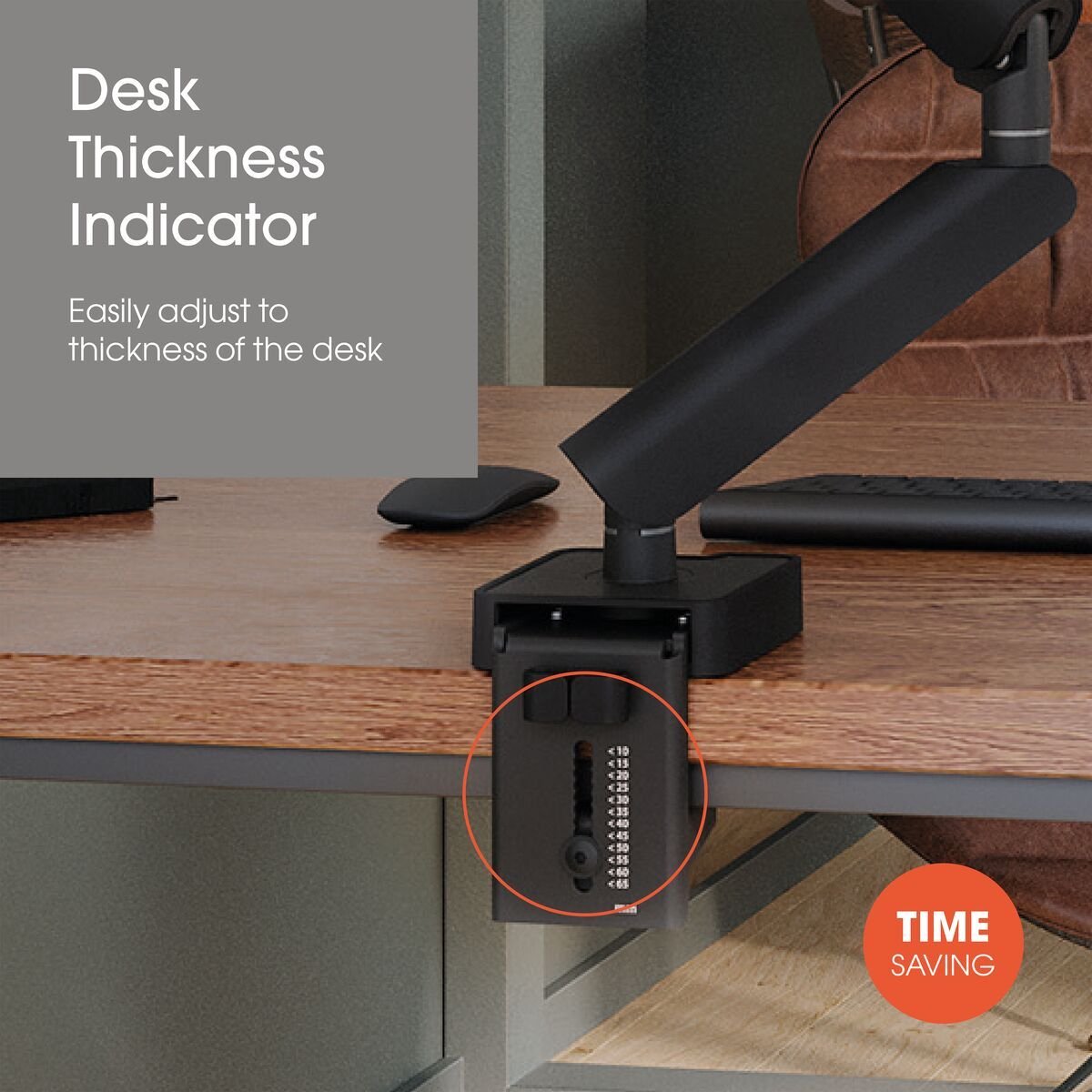 Vogel's MOMO 2237 Monitor arm Motion voor twee monitoren (zwart) thumbnail 4