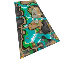 BrickDoo's BrickMaps 32337002 Elven Town - Wegplaat speelmat geschikt voor LEGO Lord of the Rings - Formaat gelijk aan 3x7 bouwplaat