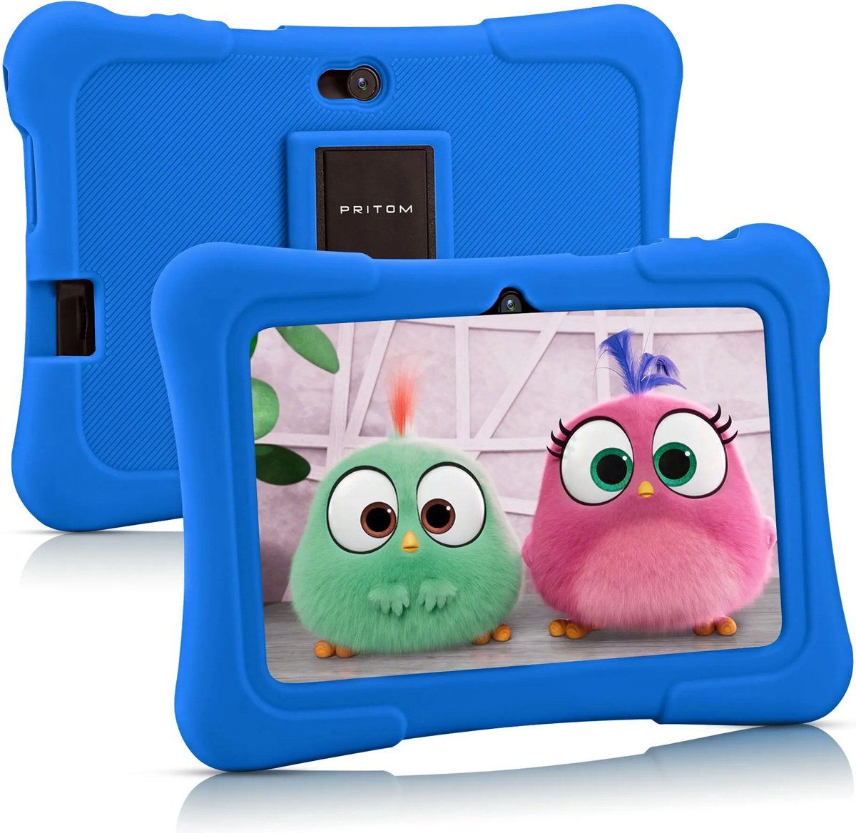 Homesell - PRITOM Kindertablet - Tablet - 7 Inch - 2023 model - Android 10.0 - Langdurig gebruik - Kids Proof - 32GB - Kindertablet vanaf 3 jaar - Kinder Tablet - Gratis Beschermende Hoes - Blauw