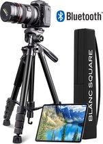 BS® Tripod Camera statief Pro - Met Smartphone telefoon houder - 172cm - Sony Canon Nikon - Spiegelreflex DSLR Camera Standaard - Universeel - Gratis Bluetooth
