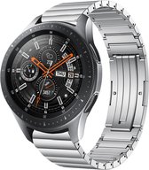 Titanium bandje - geschikt voor Samsung Gear S3 / Galaxy Watch 3 45 mm / Watch 46 mm - zilver