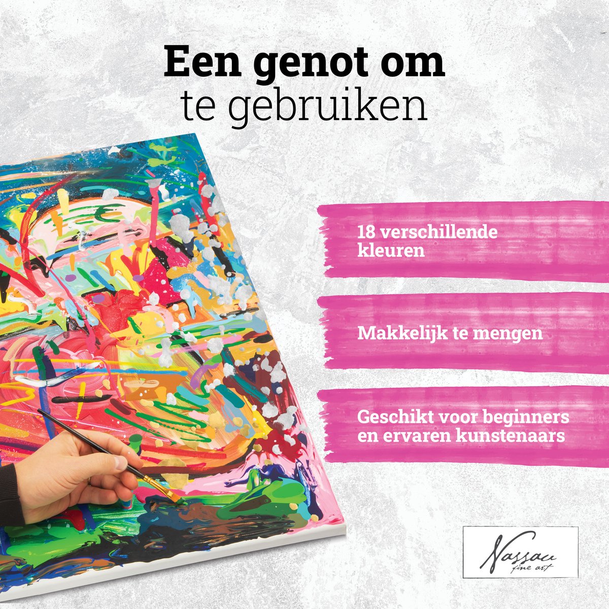 Acrylverf Set 18pcs - Hobbyverf - Basiskleuren - Neon Verf - Metallic Verf - Acrylverf Tubes - 36ml per tube - Schilderen voor kinderen en volwassenen - Acrylverf goud — afbeelding 6