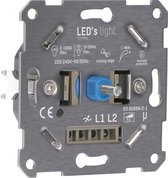 Variateur LED Universel 2-250W - Convient à toutes les lampes dimmables - Coupe de phase