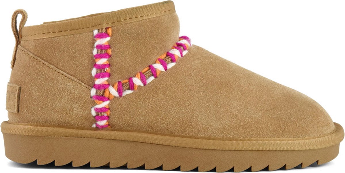 Colors of California Short Winterboot Stitch Camel