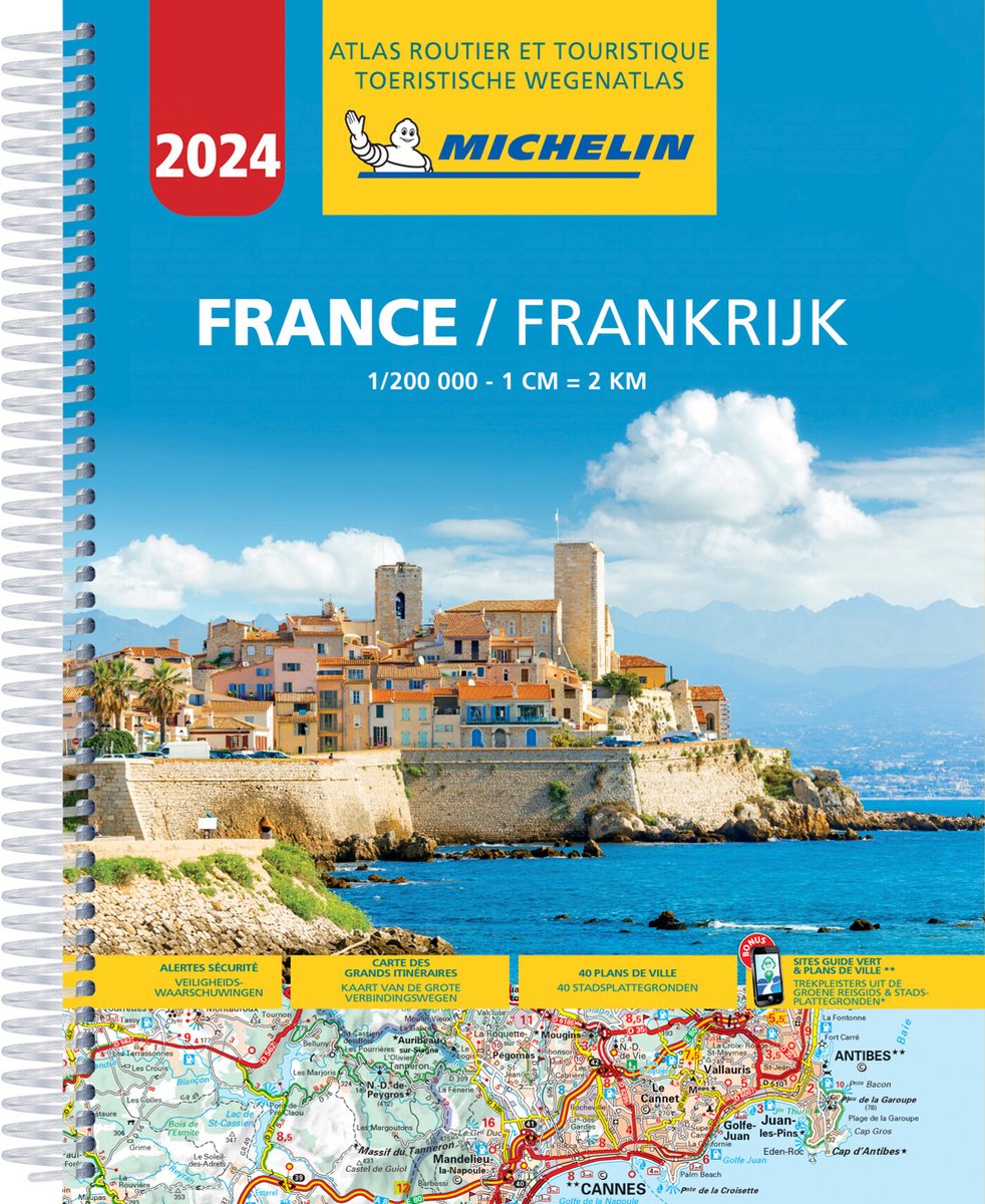 Michelin Atlassen Michelin Wegenatlas Frankrijk 2024 9782067261426