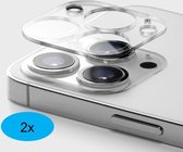 Camera lens protector geschikt voor Iphone 15 pro / pro max - 2 stuks - Tempered Glass Screenprotector - beschermglas voor camera