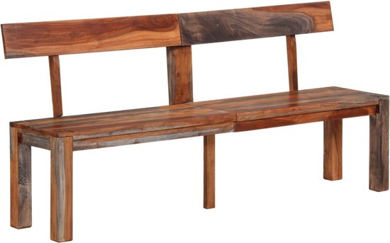 Sitzbank mit Rückenlehne Schwarz 112x65,5x75 cm Kunstleder - Bank Sitzbank mit Rückenlehne Schwarz 112x65,5x75 cm Kunstleder - Bank