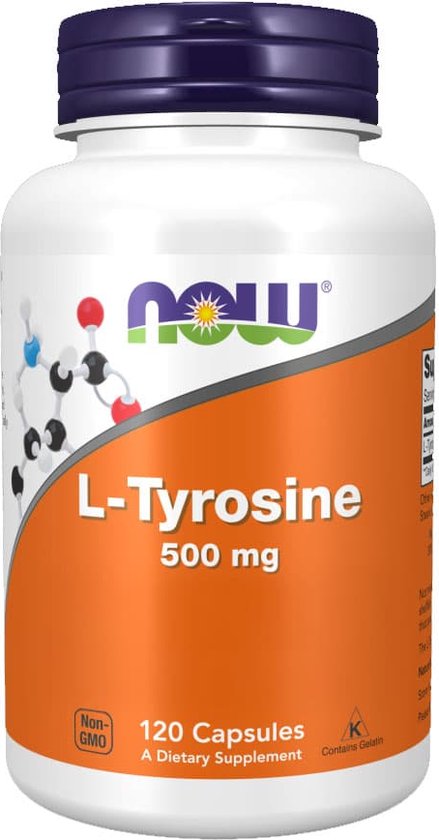 NOW Foods - L-Tyrosine 500mg - 120 capsules