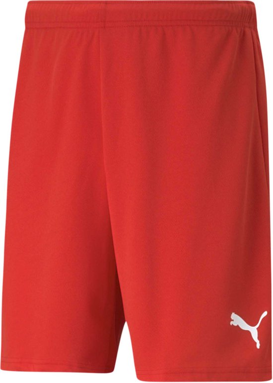 Puma Teamrise Short Kinderen - Rood | Maat: 128