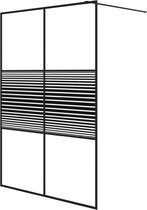 vidaXL-Inloopdouchewand-140x195-cm-transparant-ESG-glas-zwart
