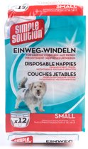 Simple Solution Wegwerp Honden Luier - SMALL 12 ST 38-48 CM