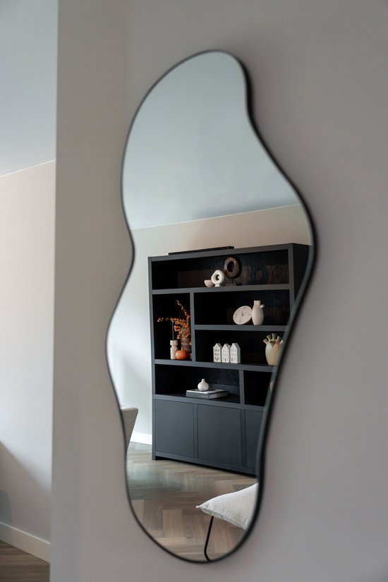 Indore Home - Miroir - forme organique - asymétrique - miroir mural - 110cm