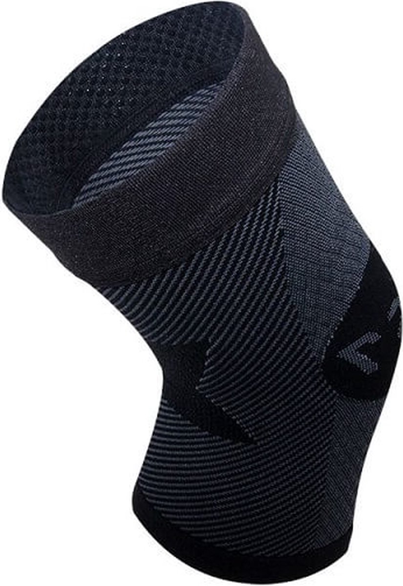 OS1st KS7 kniebandage maat M – zwart – jumpers knee – runners knee – artritis – patella tendinitis – pijnlijke knie – gezwollen knie – vermindert zwelling – verlicht kniepijn - compressie