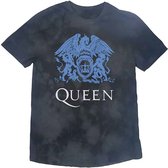 Queen - Blue Crest Kinder T-shirt - Kids tm 2 jaar - Zwart