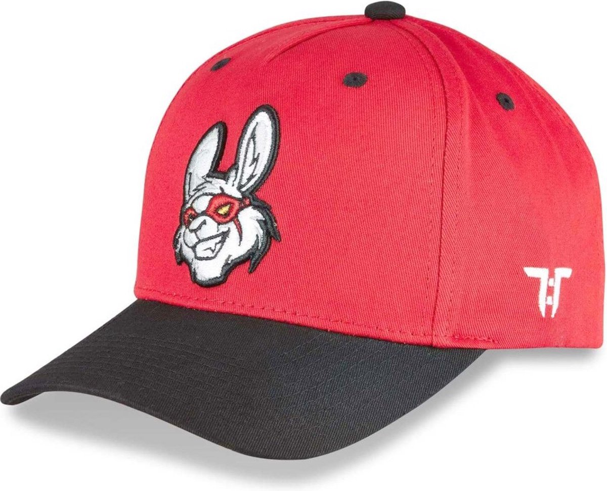 Tokyo Time - Misfits Gaming Black Peak Snapback Pet - Rood/Zwart