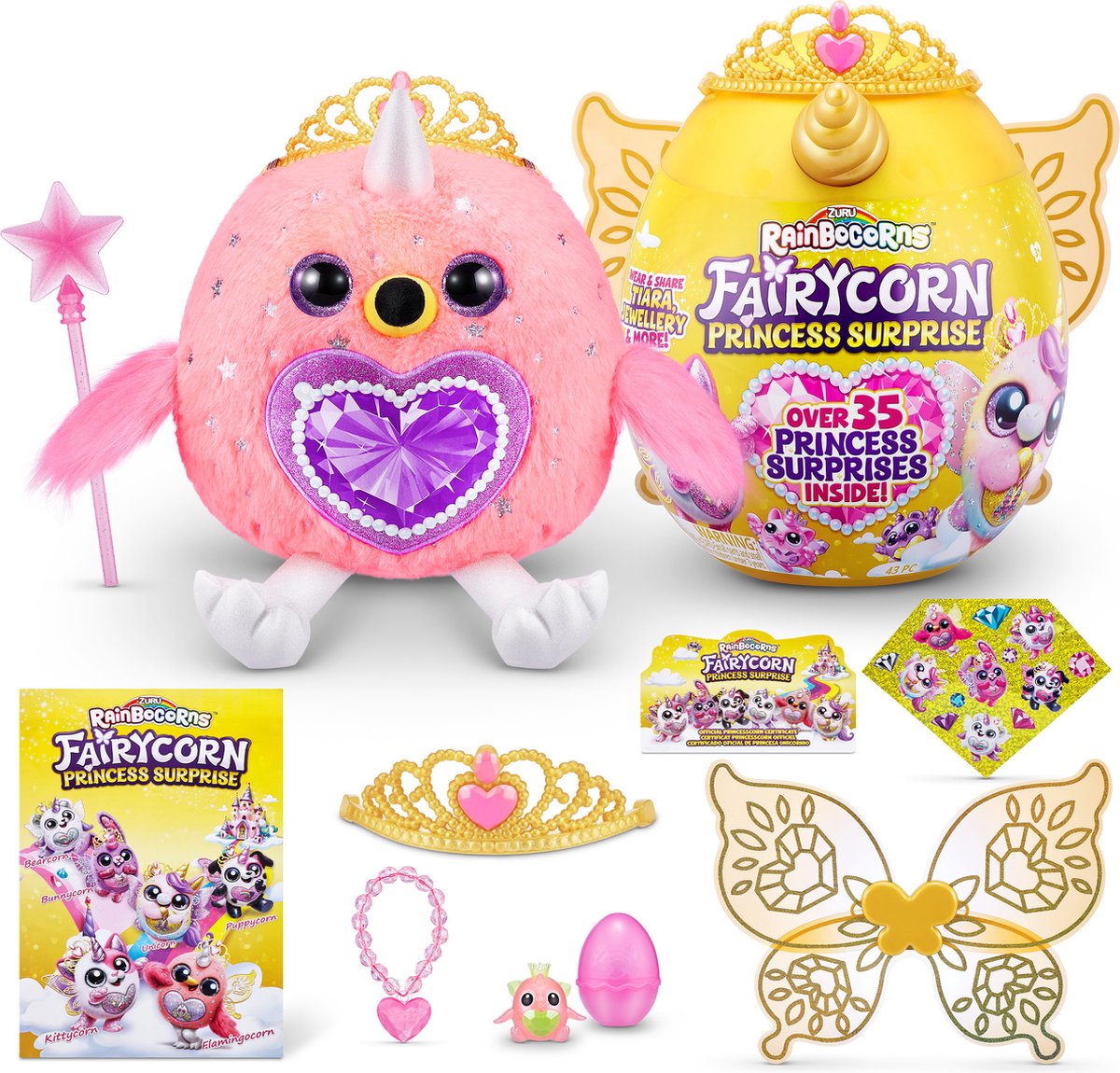 ZURU - Rainbocorns - Fairycorn Princess Surprise - 30cm - Majesty