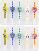 Cinereplicas Harry Potter - Birthday Candle Logos Kaars - Set van 10 - Multicolours