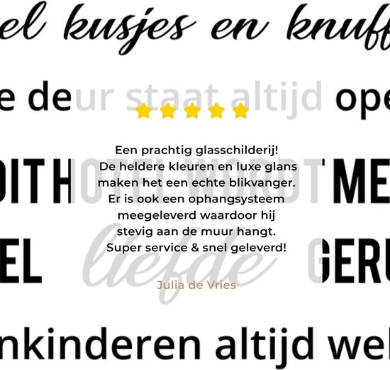 Tableaux sur toile salon - Citation fête des mères ' Hotel Mamie toujours ouvert' - 40x60 cm