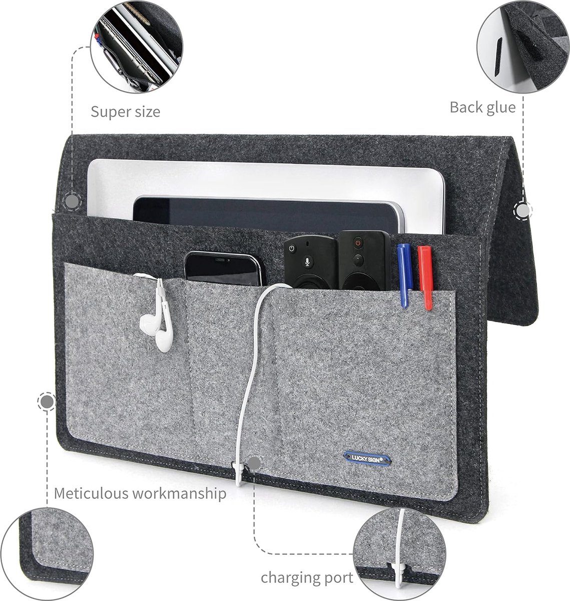Organisateur De Bateau Avec Porte-Gobelets - Rangement Pour Pêche, Siège De Bateau, Facile à Installer