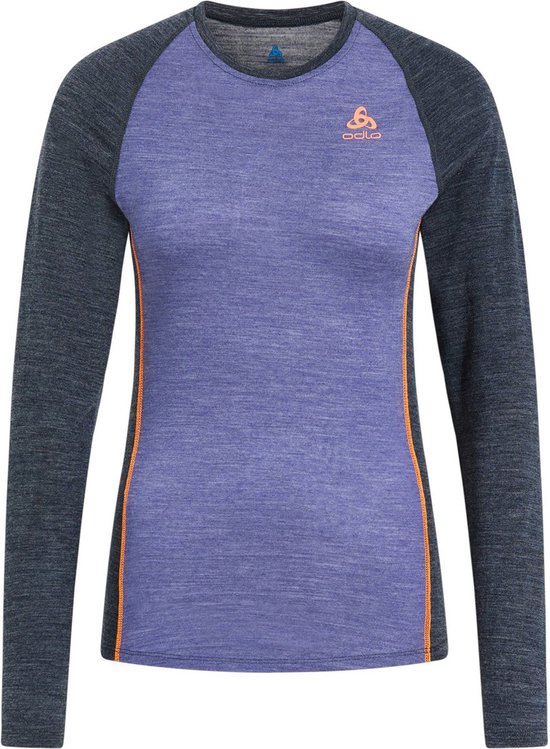 Chemise thermique Odlo Performance Wool 150 Crew Neck LS Femme - Taille M