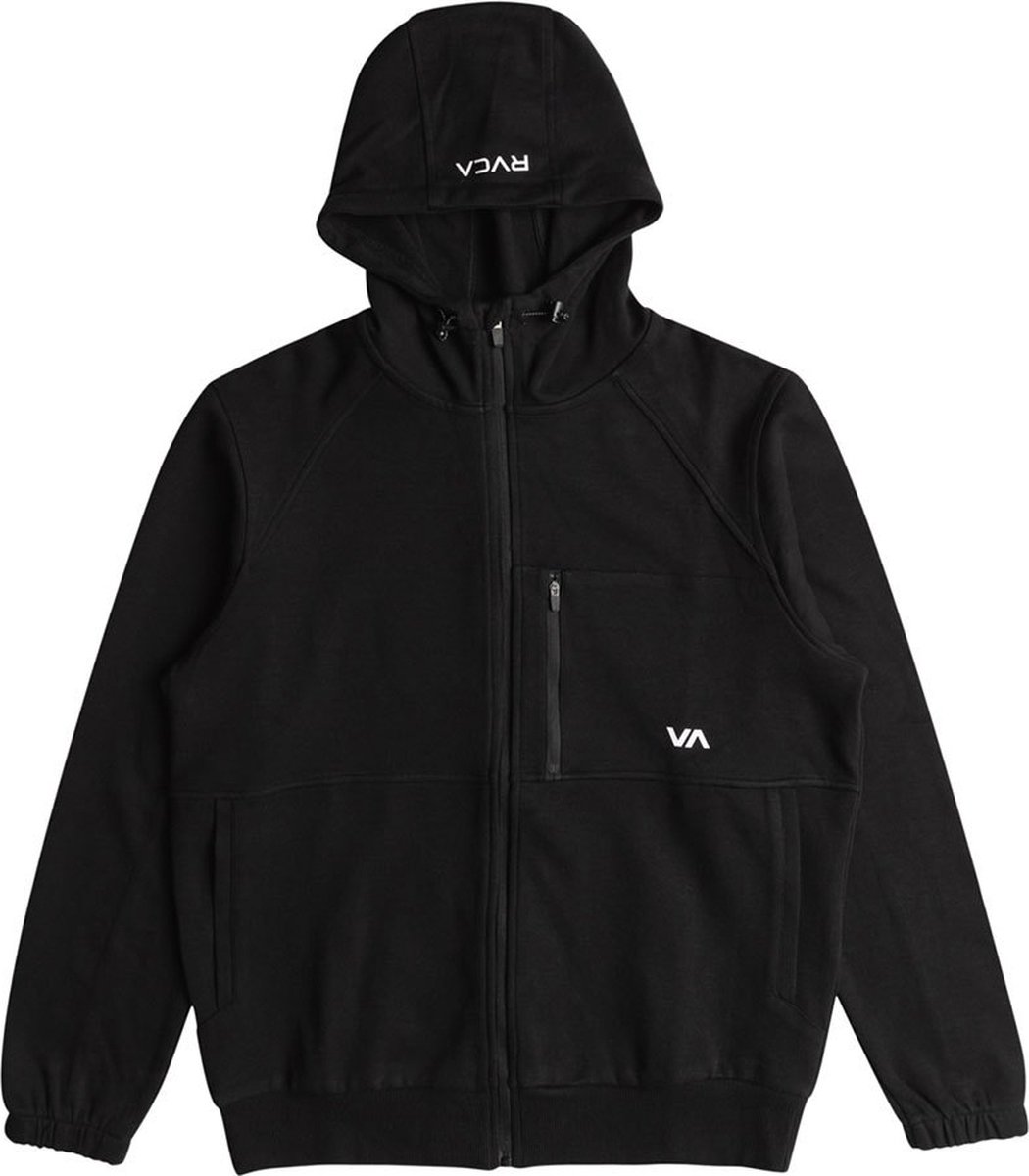 Rvca Avyft00303 Sweatshirt Met Volledige Rits Zwart M Man