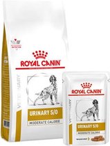 Royal Canin Urinary S/O Moderate Calorie Hond Combi - 1,5 kg + 12 x 100 g
