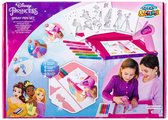 Princess - ensemble de stylos pulvérisateurs - avec aérographe - stylos pulvérisateurs - ensemble d'artisanat - speelgoed pour filles