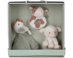 Little Dutch - Geschenkset - Little Farm - Baby speelgoed - grijp baby speelgoed