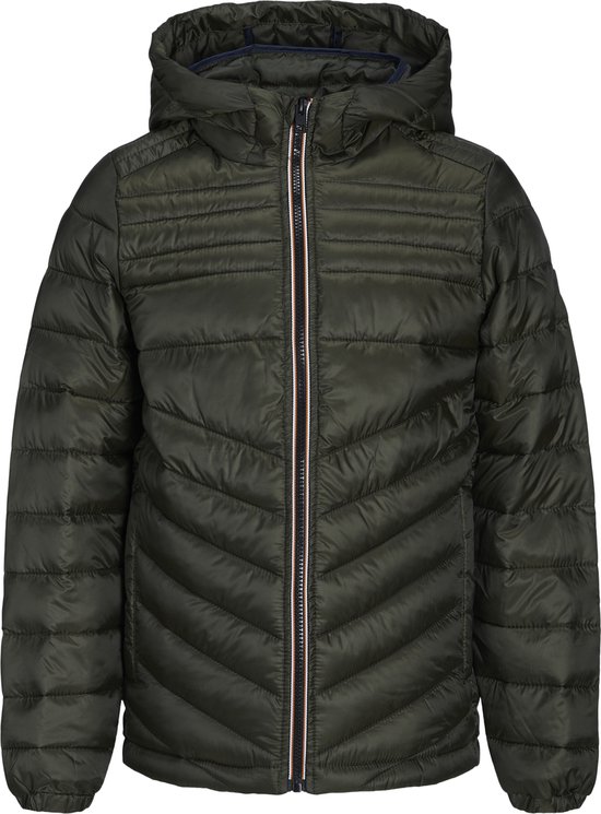 JACK&JONES JUNIOR JJEHERO PUFFER HOOD NOOS JNR Jongens Jas - Maat 140