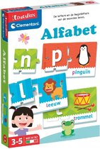 Clementoni - Letters leren - Eerste alfabet - Stukken voor kinderen - Alleen of samen spelen - Educatief Speelgoed - 3-5 jaar