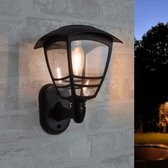 Bol.com Solar wandlamp buiten 'Prickle' - Set van 2 - Warm wit licht - Tuinverlichting op zonne-energie geschikt voor schutting ... aanbieding