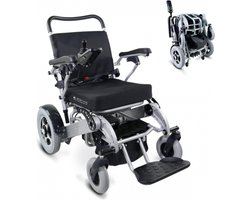 Mobiclinic Troya Plus - Elektrische rolstoel - Inklapbaar - Aluminium - Lichtgewicht - Auton. 34 km - 24V