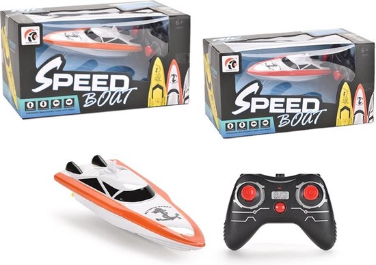 RC speedboot Remote control motorboot boot op afstandsbediening + oplaadbaar batterij