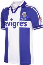COPA - FC Porto 1998 - 99 Retro Voetbal Shirt - L - Blauw; Wit